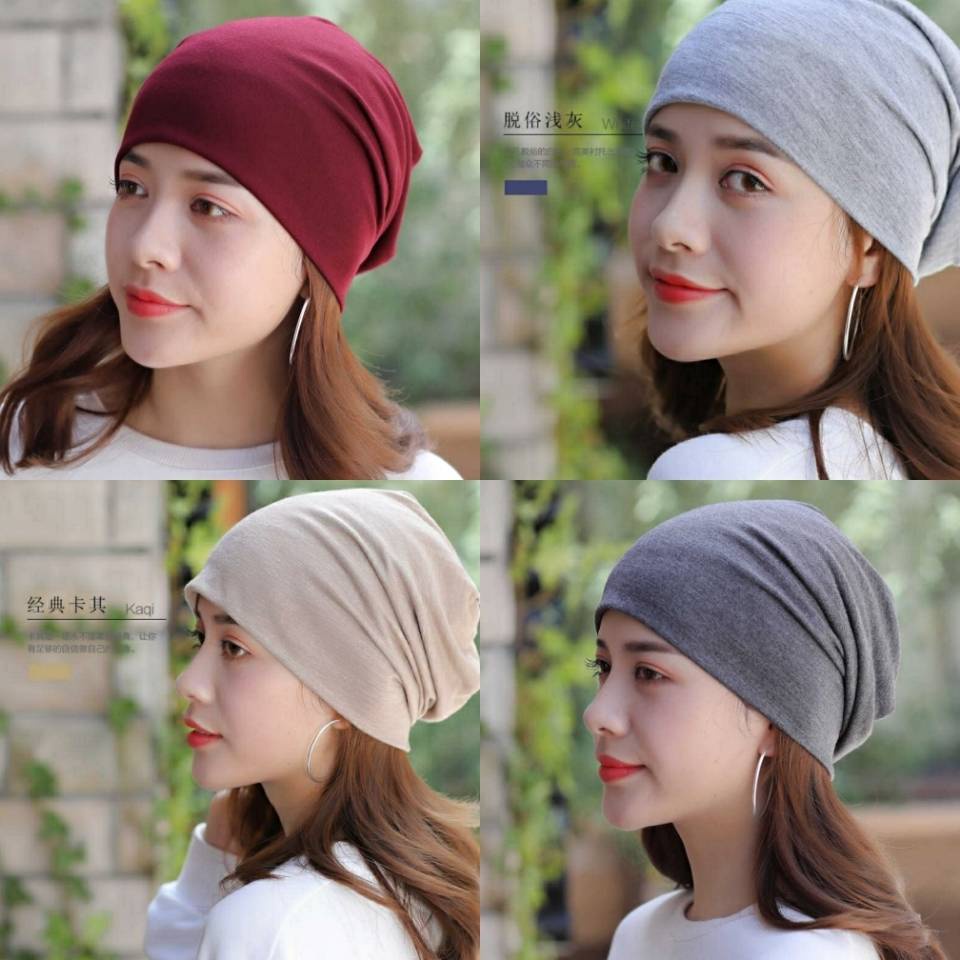 Mũ Cotton Mỏng Màu Trơn Thời Trang Mùa Hè Dành Cho Mẹ Bầu