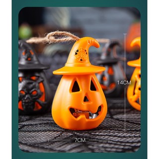 Đèn led bí ngô già halloween