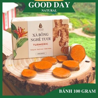 Xà Bông Nghệ MELA - Xà phòng nghệ thiên nhiên Handmade Natural Organic Soap 100g