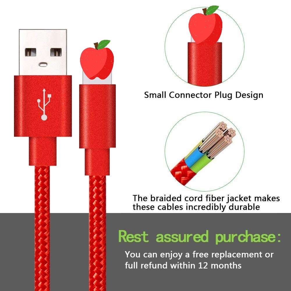 Dây Cáp Sạc Nhanh USB Cho iPhone 13 12 11 Pro Max X XR XS 8 7 6s 5s