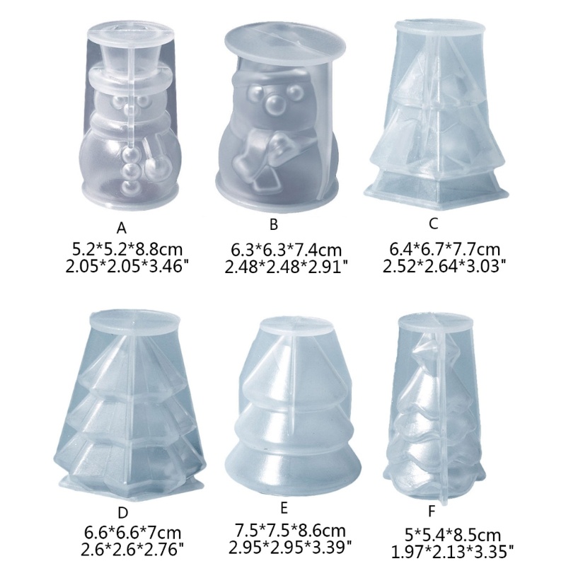 Khuôn silicone Làm Nến Hình Cây Thông Giáng Sinh diy