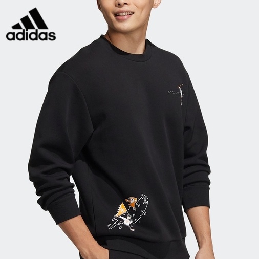 ADIDAS Áo sweater Thể Thao Dệt Kim Thoáng Khí In Họa Tiết Hoạt Hình Chính Hãng 100% Cho Nam HG9032 9031