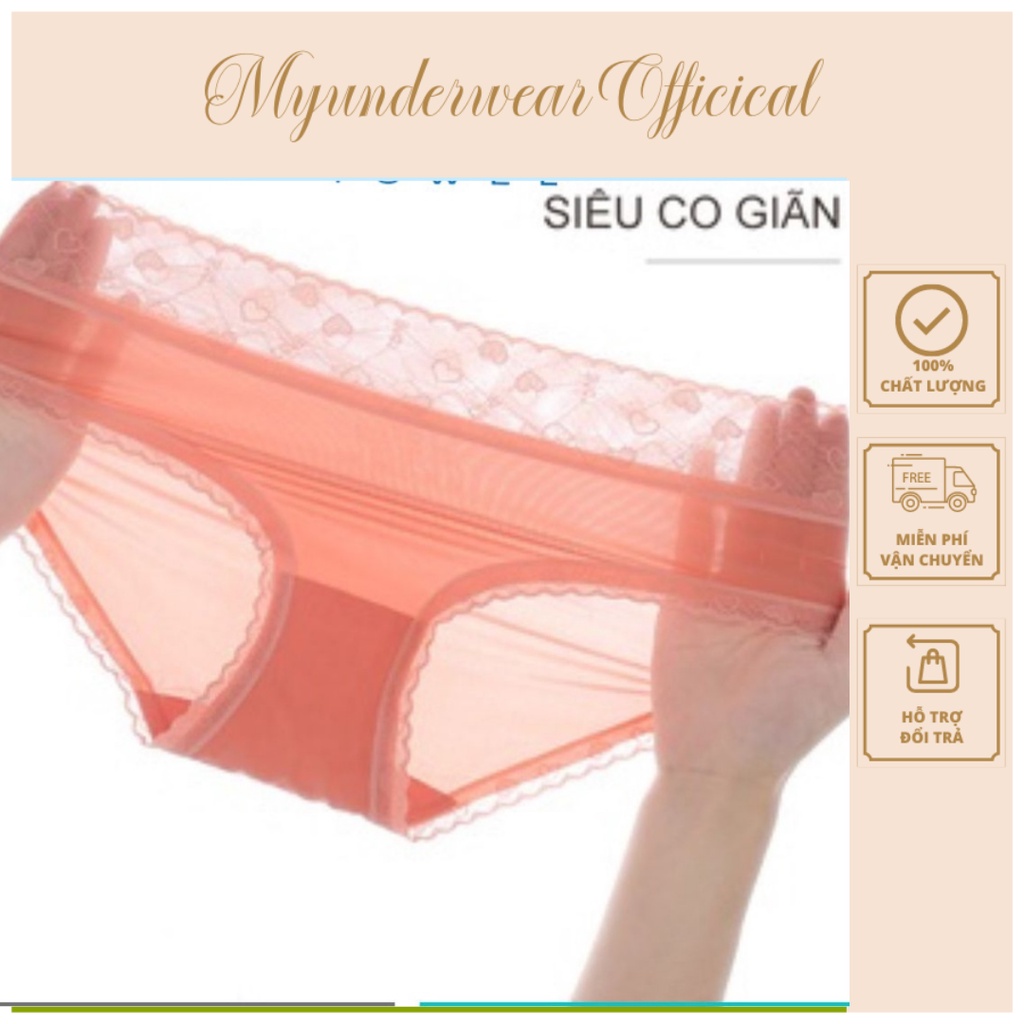 Quần lót nữ lụa băng, quần lót nữ tàng hình mềm mại mát lạnh thông thoáng | BigBuy360 - bigbuy360.vn
