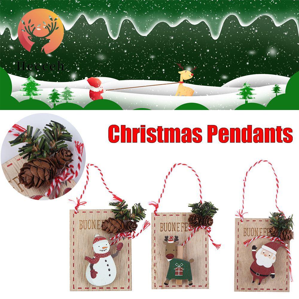 Kẹp Gỗ Treo Trang Trí Giáng Sinh Năm Mới