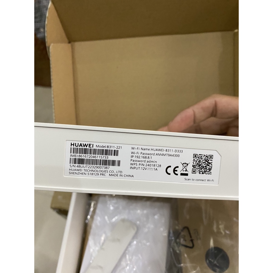 Bộ Phát Wifi 4G Huawei B311B/ B311-221. Phát wifi từ sim 4g tốc độ cao