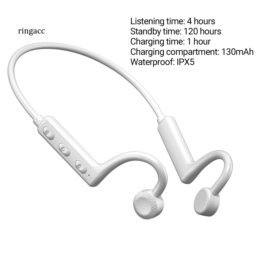 Tai Nghe Bluetooth RGA IPX5 Chống Thấm Nước Thoải Mái Khi Chạy Bộ