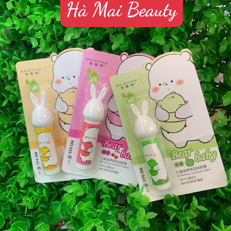 Son dưỡng môi mèo thần tài, thỏ gấu