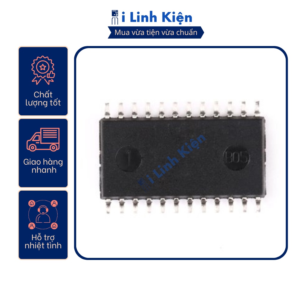 TM1668 IC quét led và bàn phím chất lượng tốt.