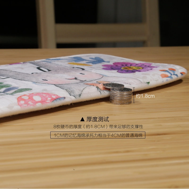 Đệm Xốp Lót Khuỷu Tay Và Bàn Phím Máy Tính Họa Tiết Hoạt Hình Dễ Thương