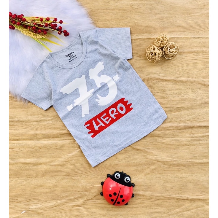 🐬 Áo cotton bé trai hàng shop cho bé từ 20-35kg