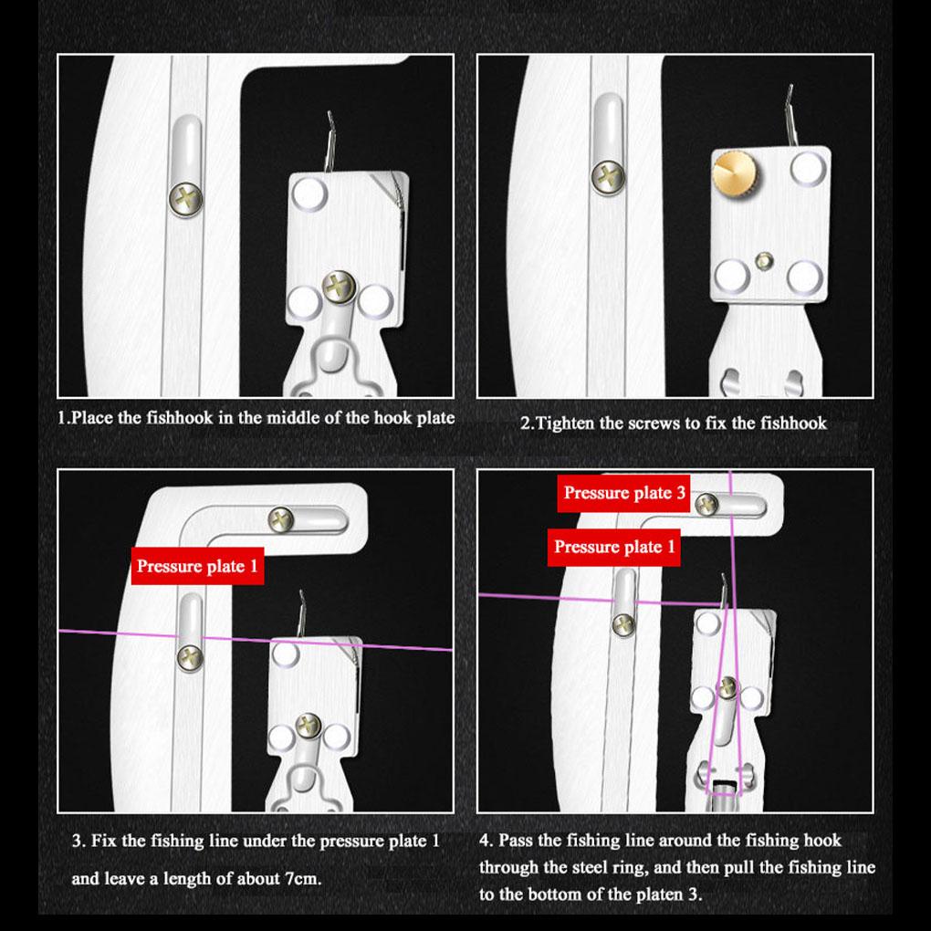 Dụng Cụ Thắt Nút Dây Câu Cá Bằng Thép Không Gỉ