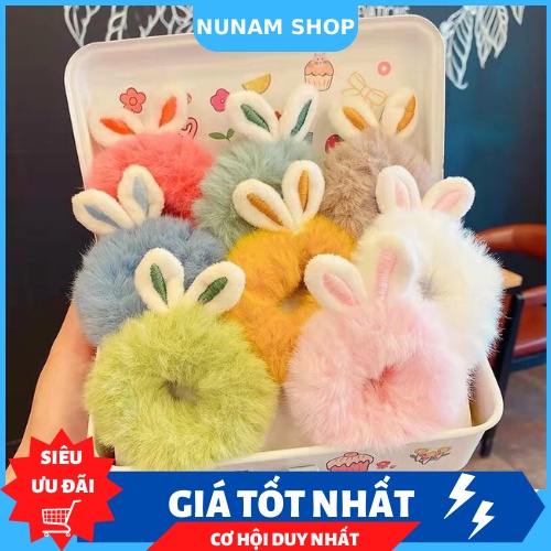 CỘT TÓC LÔNG MỊN TAI THỎ HÀN QUỐC CỰC XINH - NUNAM SHOP