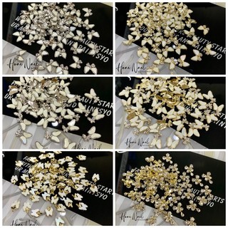 Charm đính móng tay hình bươ’m giá rẻ