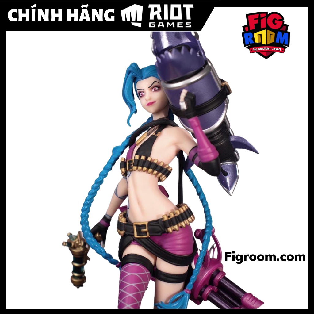 Mô hình LMHT Jinx 22cm hãng MORSTORM X RIOT