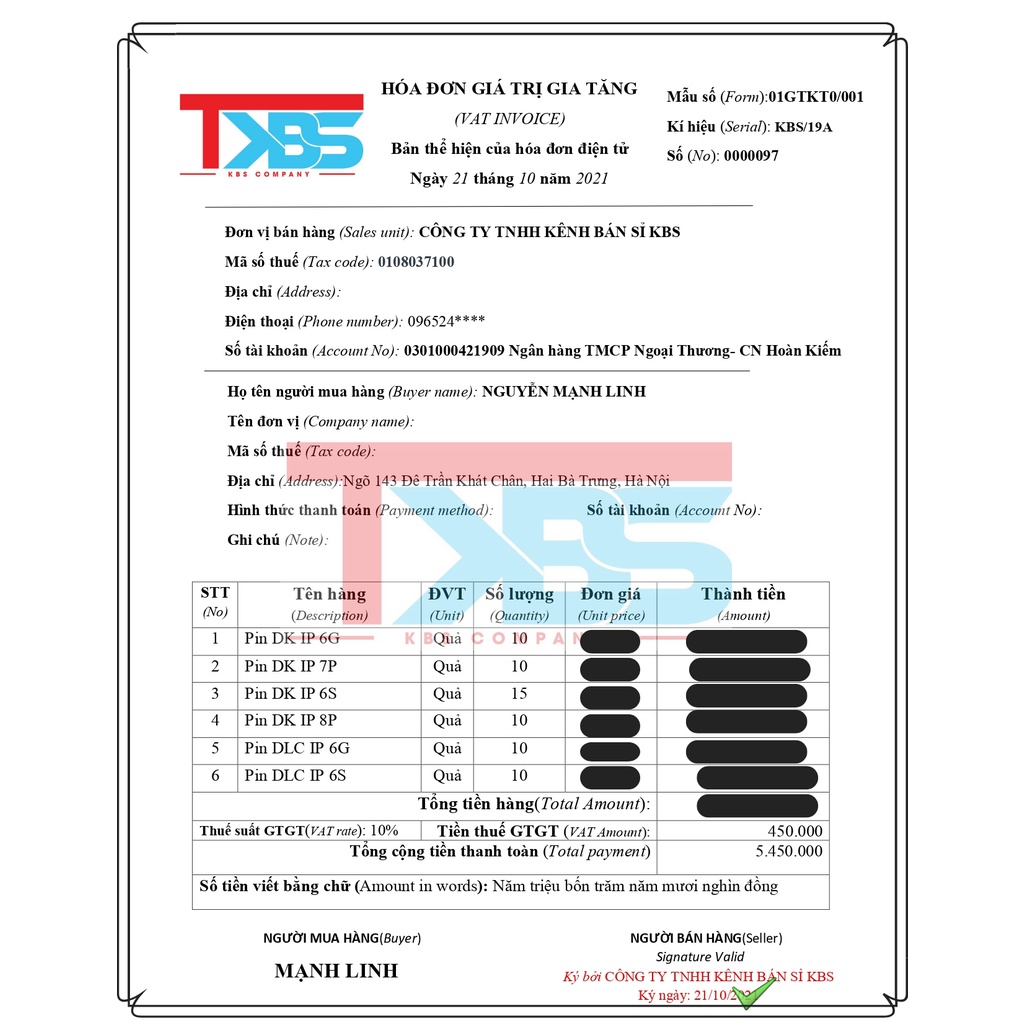 Pin điện thoại TKBS 5 5S 6 6S 7 8 Plus X Xs Xr Xsmax dung lượng chuẩn, tặng kèm kéo dán và tua vít - BH 12 tháng