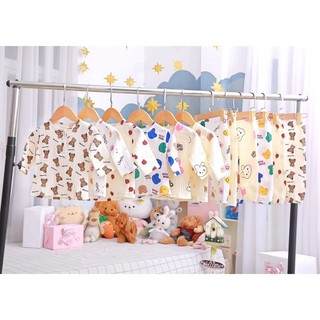 Đồ bộ thu đông dài tay chất xô muslin mềm mại cho bé