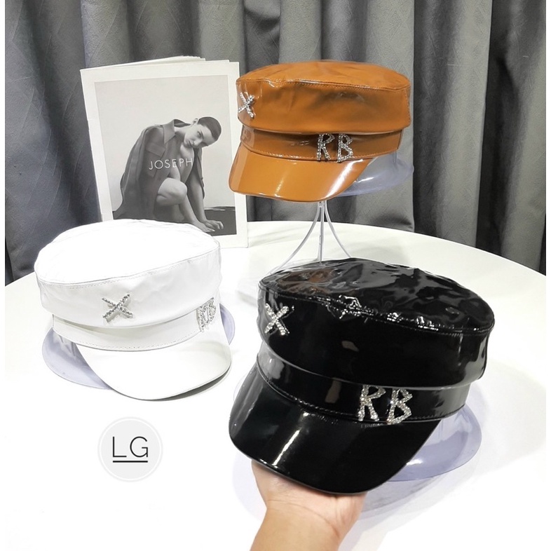 Mũ kepi da bóng RB chữ đá