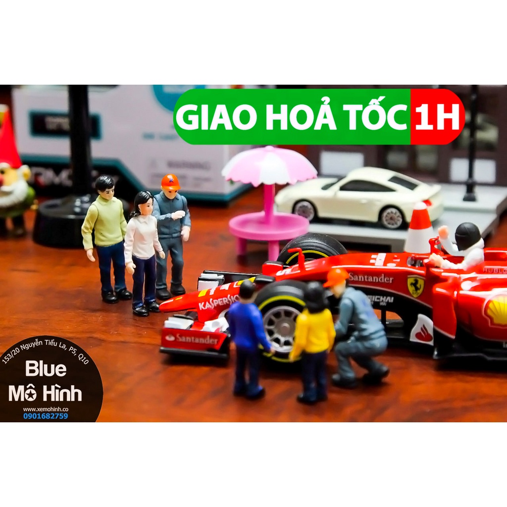 Mô hình nhân vật figure garage xe mô hình