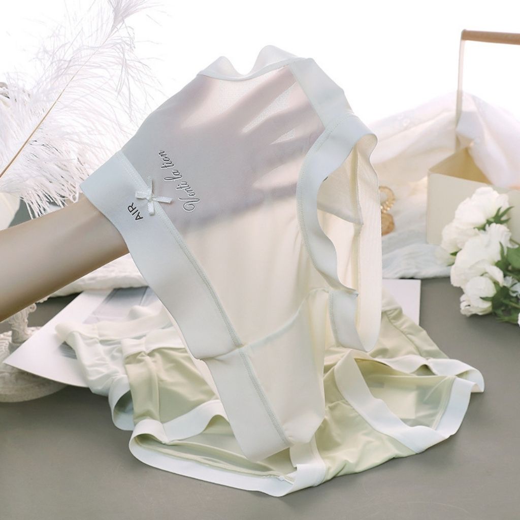 Quần Lót Nữ Đúc Su Thun Lạnh Mềm Mại Thoáng Mát, Quần Chíp Nữ Đính Nơ Gợi Cảm Sexy TOPBRA QL76