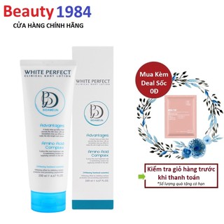 Kem Dưỡng Body Siêu Mịn, Siêu Trắng & Chống Lão Hóa Bidameun White Perfect Clinical Body Lotion 250ml