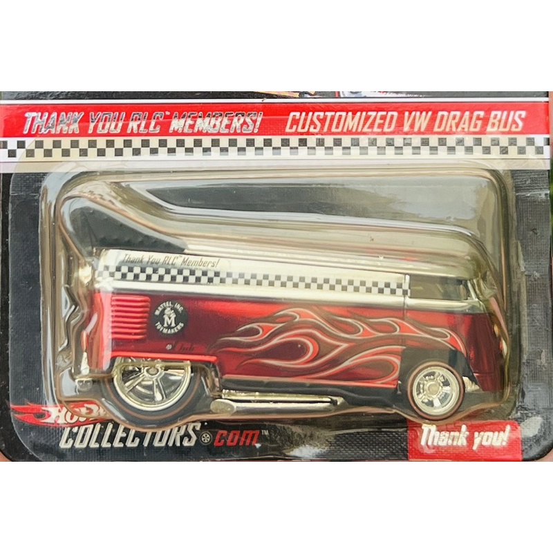 Hobby Store xe mô hình Hot Wheels RLC Exclusive Customized VW Drag Bus Thank You