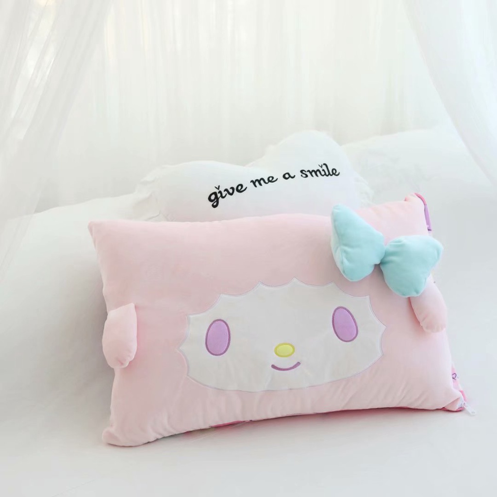 Vỏ Gối Đơn Nhồi Bông Hình Sanrio Hello Kitty mymelody Kuromi LittleTwinStars Dễ Thương Giặt Được Cho Trẻ Em
