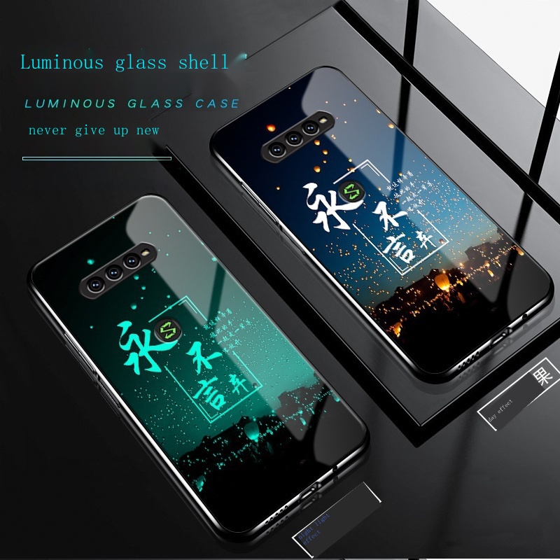 Ốp Điện Thoại Silicon Tráng Gương Dạ Quang Cho Xiaomi Black Shark 4 MI Black Shark 4s pro 33s