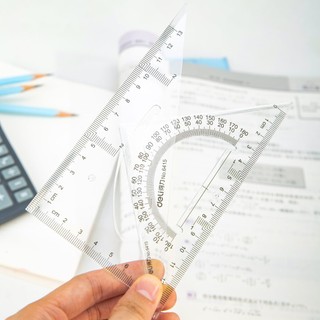 Bộ thước Eke Deli 6415 - 13cm