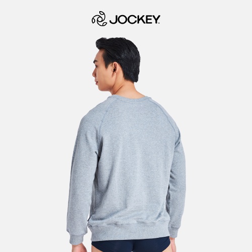 Áo Sweater Nam Jockey Chống Nhăn Màu Xám Nhạt USA Originals - J1178