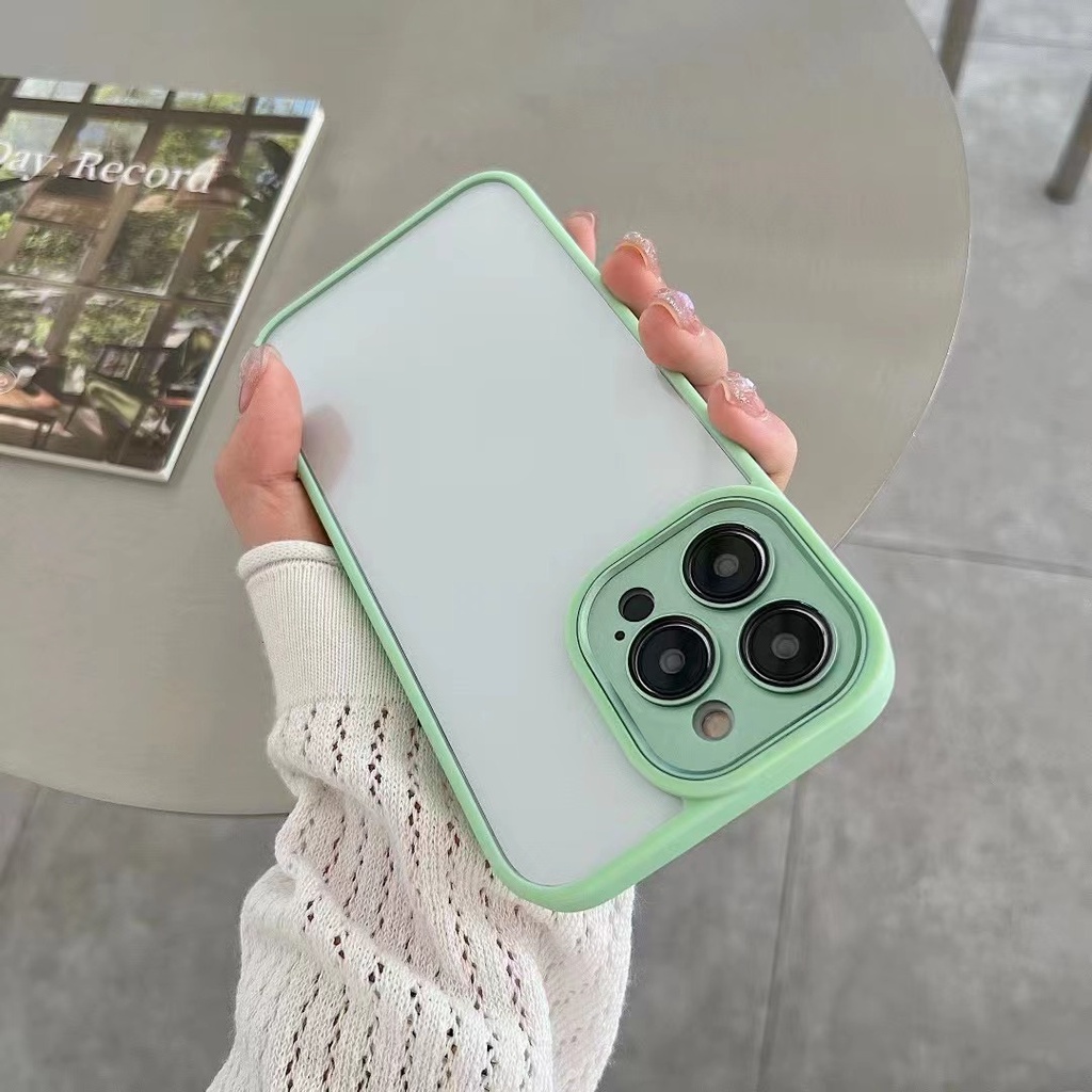 Ốp Điện Thoại iPhone 14 plus 13 12 11 Pro max case ốp lưng điện thoại iphone 14 promax Silicon acrylic Cứng Trong Suốt Chống Sốc Bảo Vệ camera Sang Trọng Cho