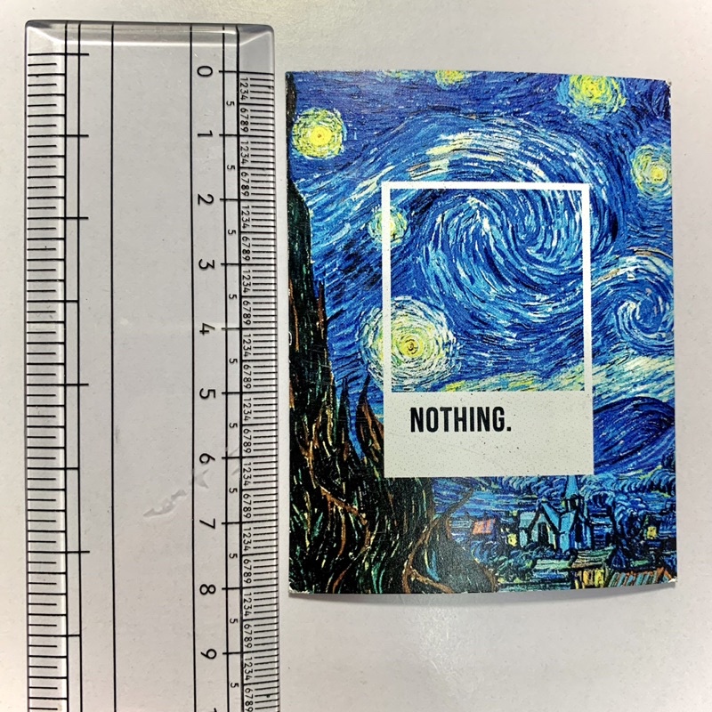 Magnet Nam Châm Hít Hoạ Tiết Tranh Sơn Dầu Starry Night Nothing Van Gogh Trang Trí Dán Tủ Lạnh Tủ Sắt Stationery Home