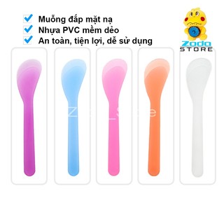 Thìa nhựa đắp mặt nạ, que trộn kem, que lấy kem đắp mặt nạ mềm dẻo giá tốt