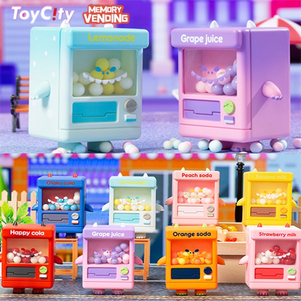 Búp Bê Đồ Chơi Khắc Chữ Toycity Memories Vending Machine Series Mystery Box Quà Tặng Trang Trí