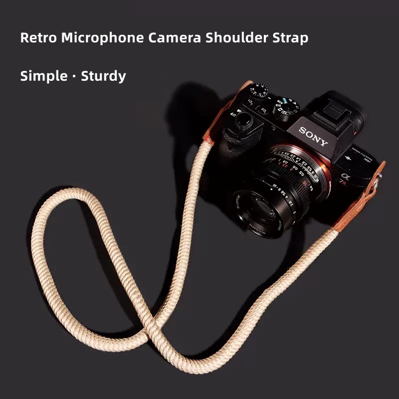 Dây Đeo Cotton Cho Máy Ảnh Sony A6300 A6000 Fuji XT10 XT4 XA5