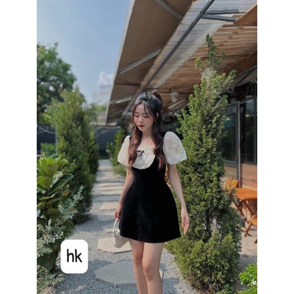 Váy nữ dự tiệc sang chảnh váy trễ vai đính hoa váy cao cấp hàng loại 1 chất đẹp