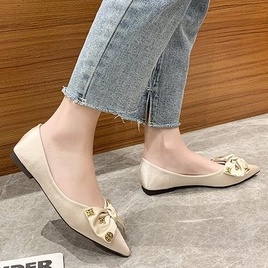 Giày Búp Bê Đế Mềm Mũi Nhọn Thời Trang Xuân Thu 2022 Dành Cho Nữ / Size 32-46