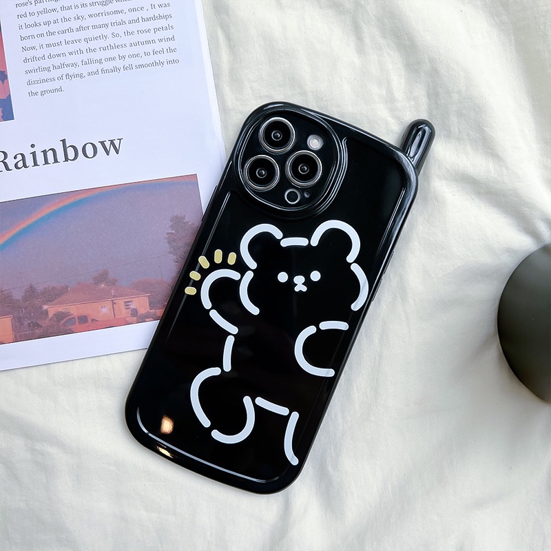 ỐP LƯNG IPHONE Ốp Điện Thoại Hình Gấu Hoạt Hình Cho iphone7 / 7plus / 8 / 8plus / x / xs / 11 / 12 / 13 / 14 / pro / max / plus / promax