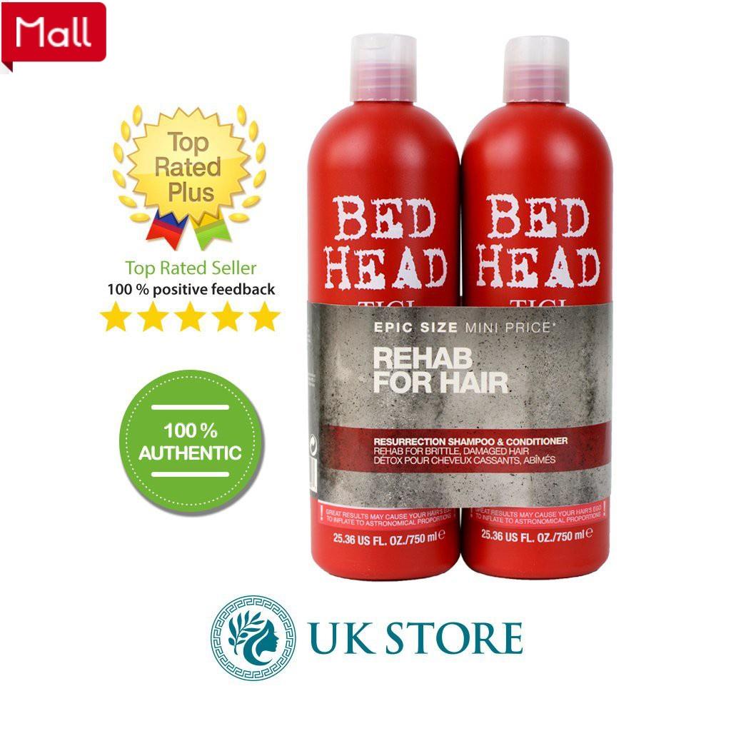 Tigi - Cặp Dầu Gội Xả Tigi Bedhead 750ML| Dầu Gội Tigi Giúp Phục Hồi Tóc Hư Tổn, Giảm Gãy Rụng (Cam Kết Chính Hãng)