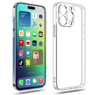 Ốp Điện Thoại Trong Suốt Cho iPhone Air 17 E 16 15 14 Plus 12 11 13 Pro Max Ốp Lưng Silicon Mềm Trên iPhone 13 Mini X XS Max XR 8 7 14 Plus SE Ốp Lưng