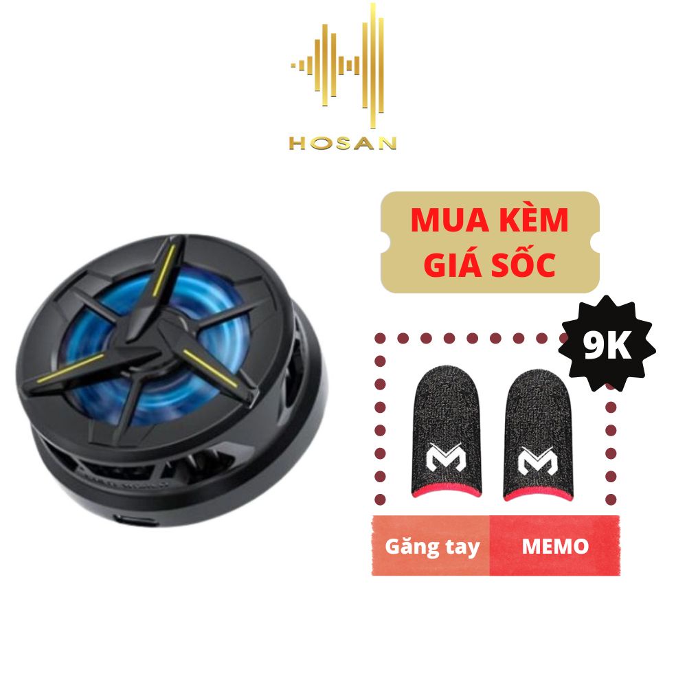 Quạt tản nhiệt MEMO CX01 - Quạt gaming màn hình LED RGB Đế nam châm từ tính