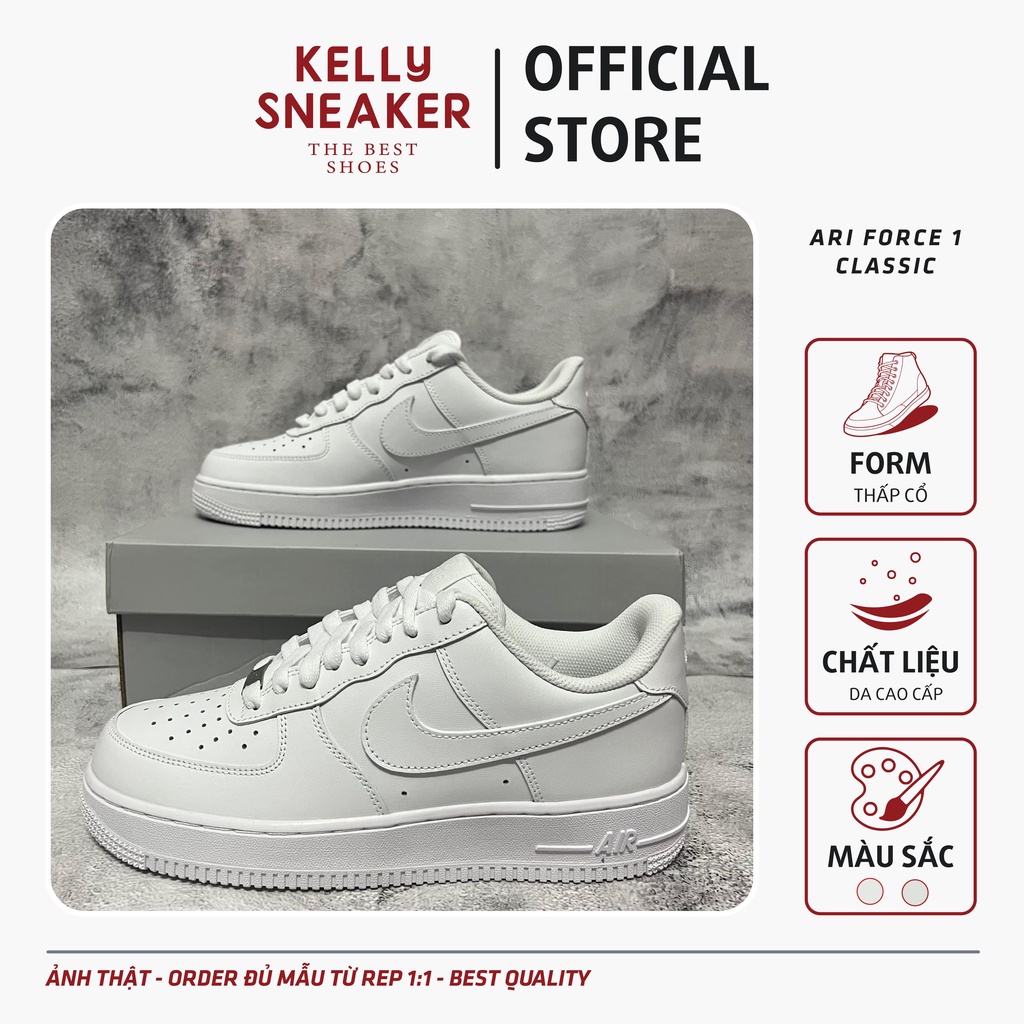Giày Thể Thao Sneaker A F 1 Classic - Bản BestQuality (Ảnh Thật + Hàng Sẵn)