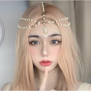 Bờm tóc bohemian - Vòng đội đầu head chain boho style