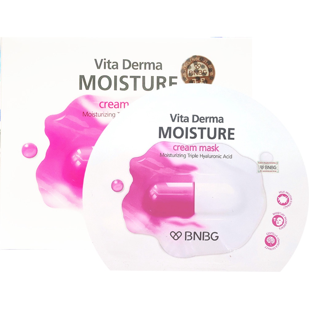 Mặt Nạ Kem Cấp Ẩm Dưỡng Da BNBG Vita Derma Moisture Cream Mask (30ml)