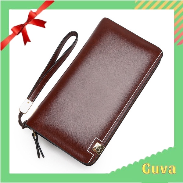 Ví cầm tay LV cao cấp chất liệu da bò có nhiều ngăn size 18cmx 14cm