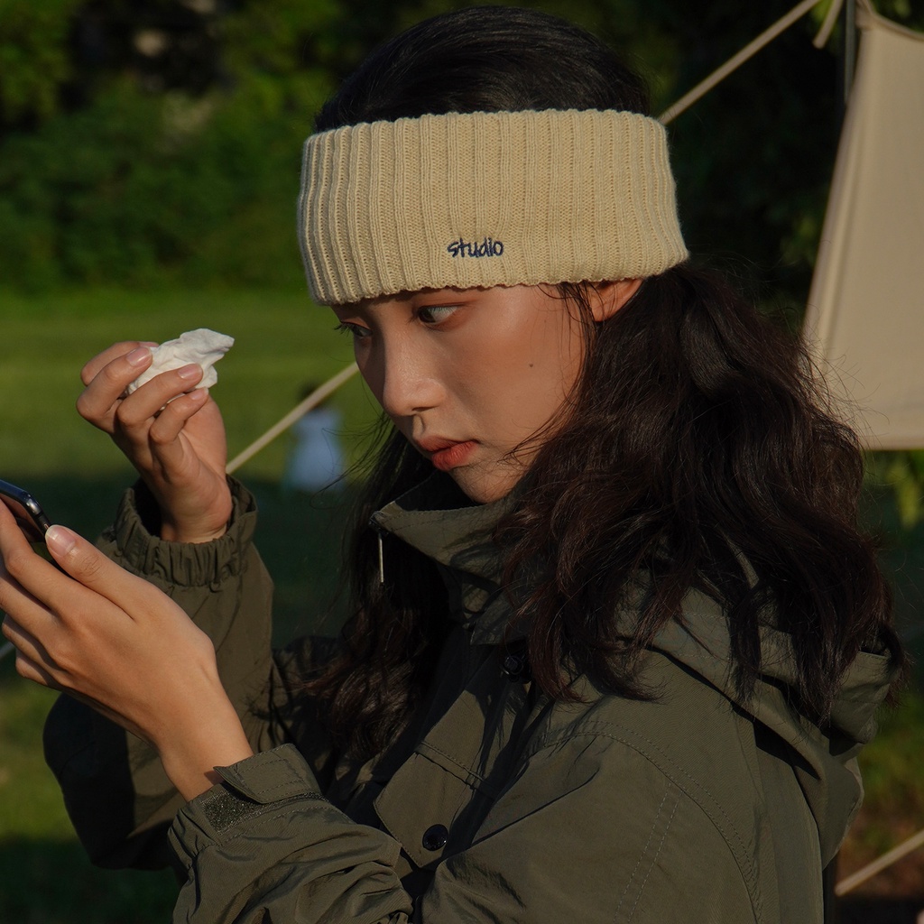 Băng Đô Dệt Kim Đơn Giản Cá Tính Cho Nam Nữ Rửa Mặt