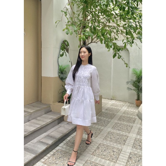 Váy linen dáng babydoll