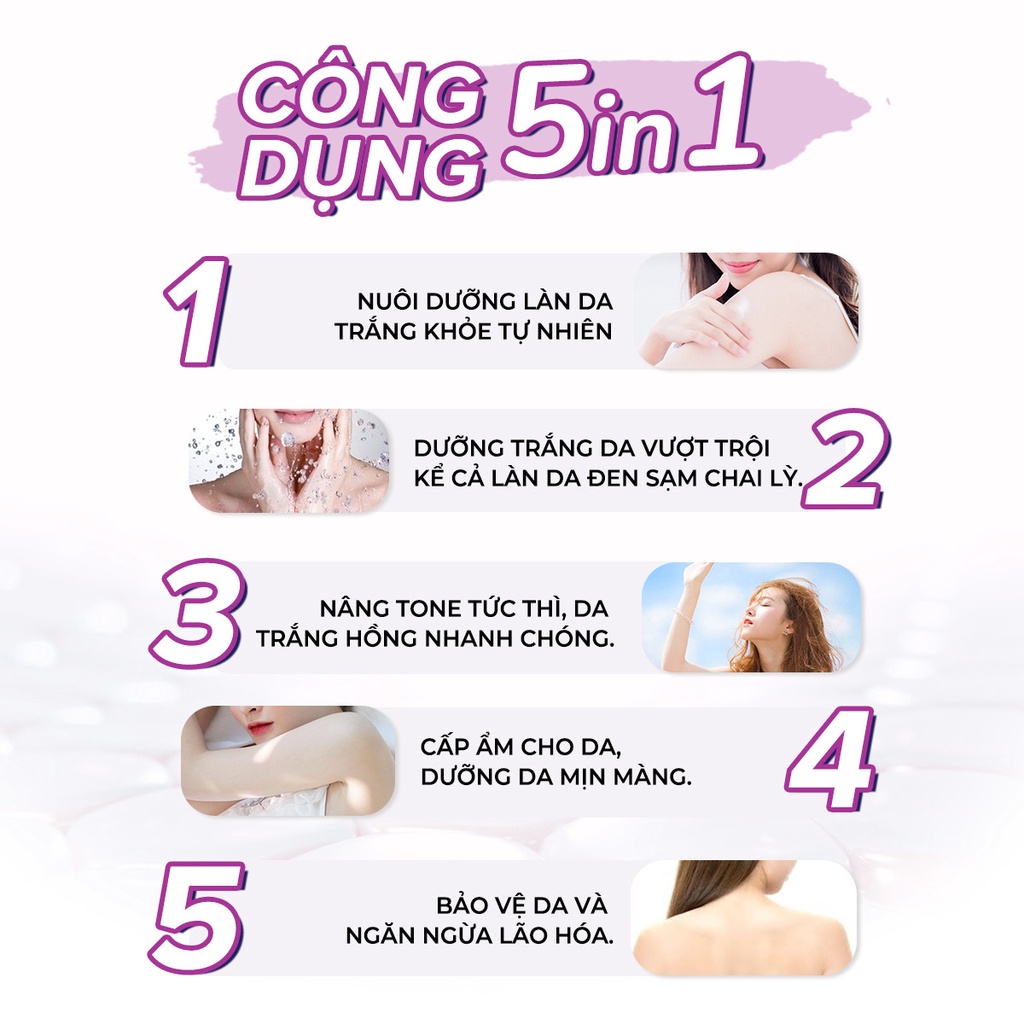 Bộ Dưỡng Trắng, Cấp Ẩm Body Gồm Sữa Dưỡng Trắng Da Kita White Body Essences Và Kem Dưỡng Da Body Ori’day Body  Cream