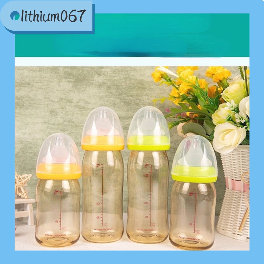 Bình Sữa Cổ Rộng Cao Cấp 160ml/240ml - cho trẻ sơ sinh Nhẹ chịu nhiệt rộng miệng Lithium067