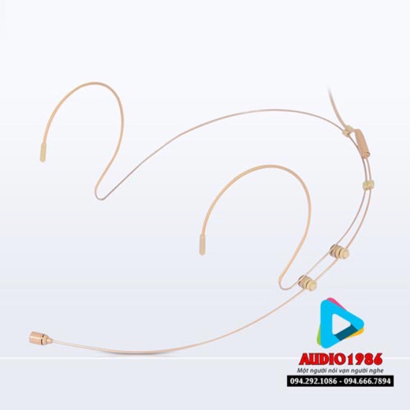 Micro hạt gạo có dây, mic màu da gài tai cho máy trợ giảng