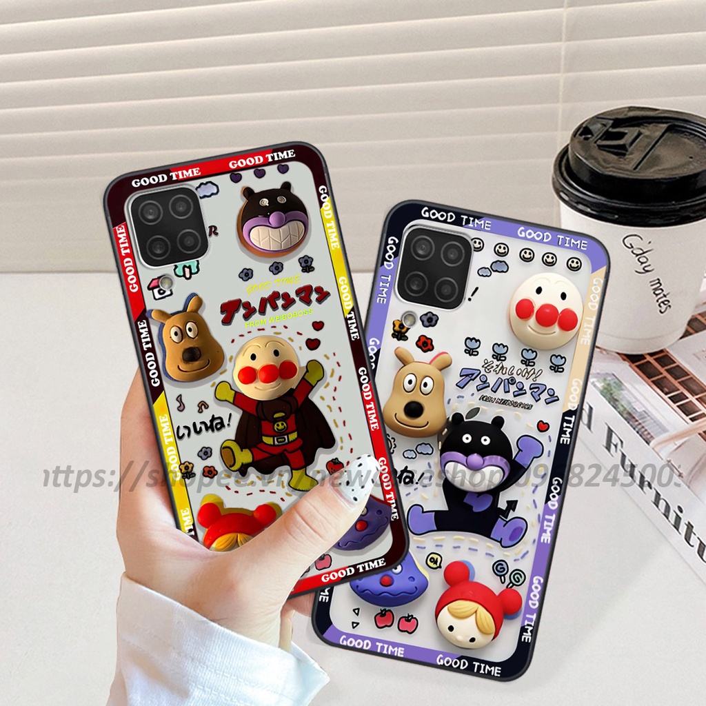 Ốp Samsung A12 / M12 / A22 4G / A22 5G in hình 3D Bear love,Kuromi,Space cute độc lạ